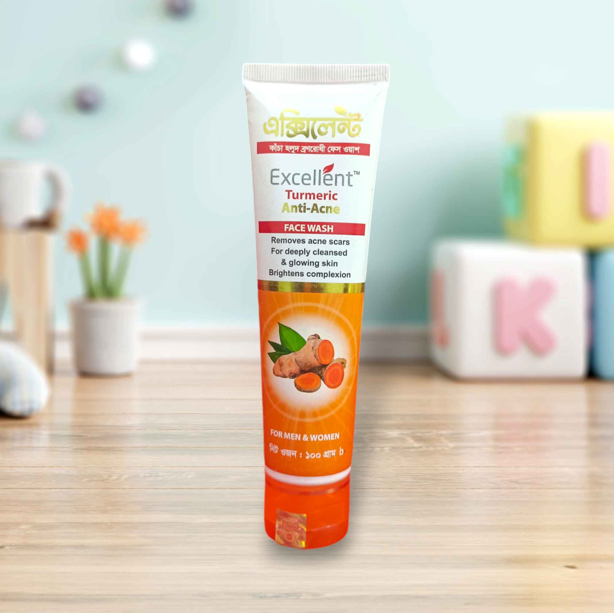 Excellent Turmeric Facewash 100% organic 100gm